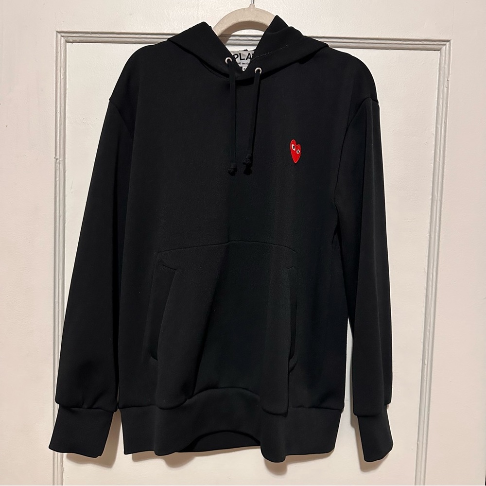 Comme Des Garçons Play heart-print pullover hoodie